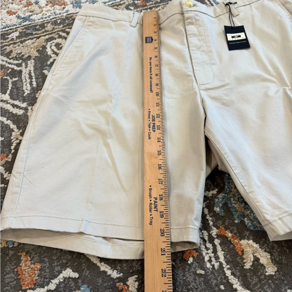 NWT Joseph Abboud Modern Fit Men 42 Flat Front Casual‎ Shorts Light Khaki